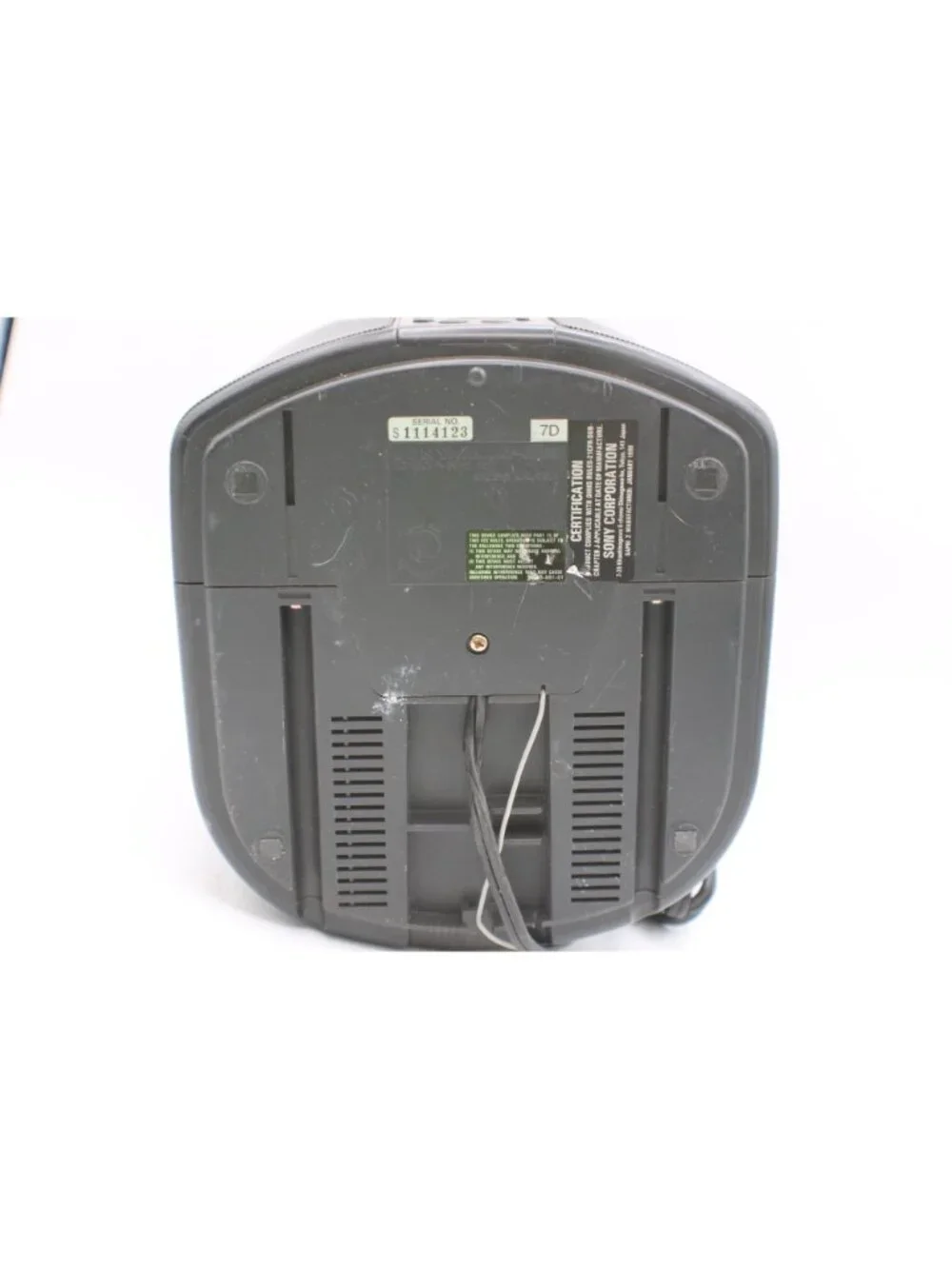Sony Dream Machine Dual Alarm AM/FM CD Player Clock Radio ICF-CD833 Tower Design